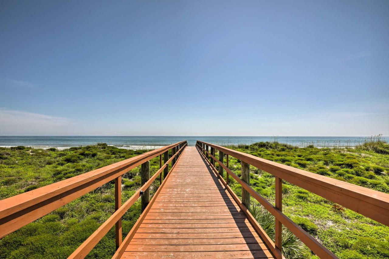 Oceanfront St Augustine Studio With Pool Access! Сент-Огастин Экстерьер фото